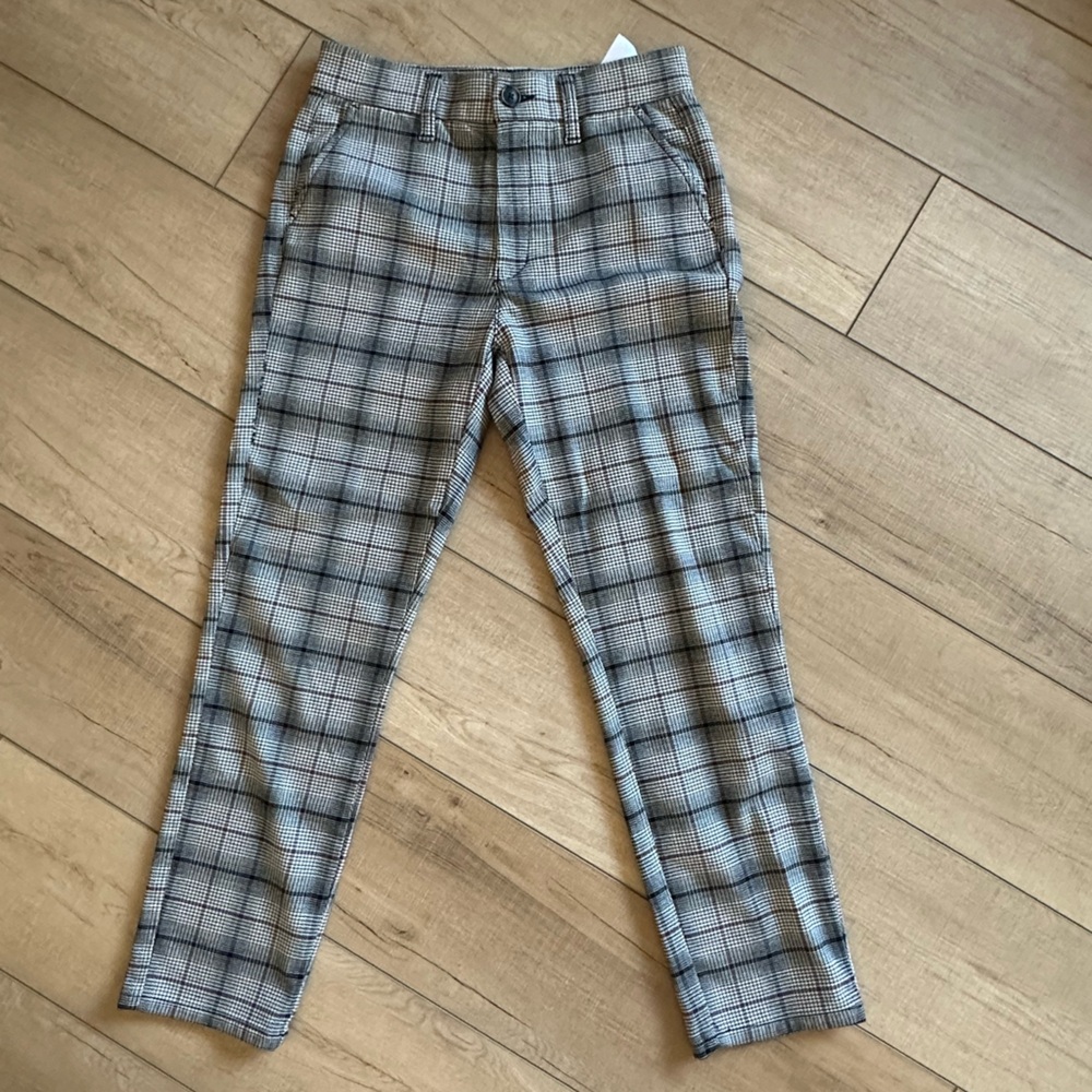 American Eagle Outfitters Gray Ankle Cropped Pants